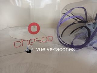 Tocado tipo casquete con tul  ♡ CHESCO