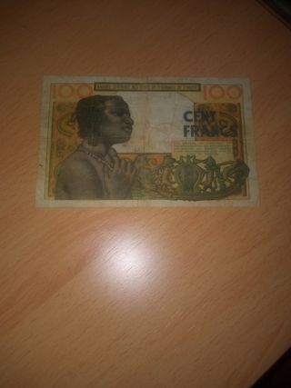 Billete 100 Francos África Occidental