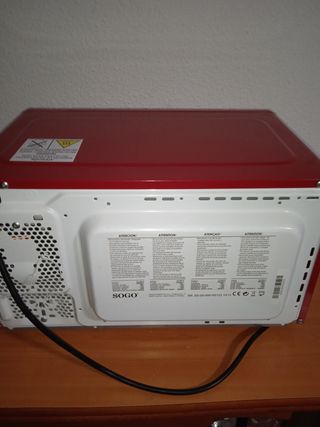 Microondas Sogo Rojo