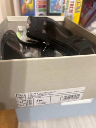 Sandalias Geox Mujer Negro Marrón