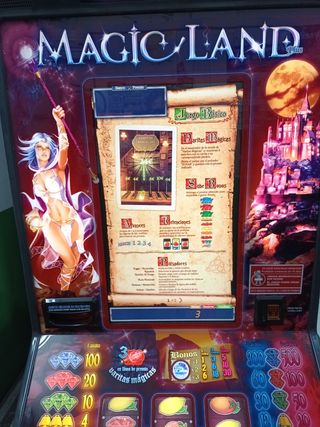 Maquina Tragaperras Magic Land Plus.