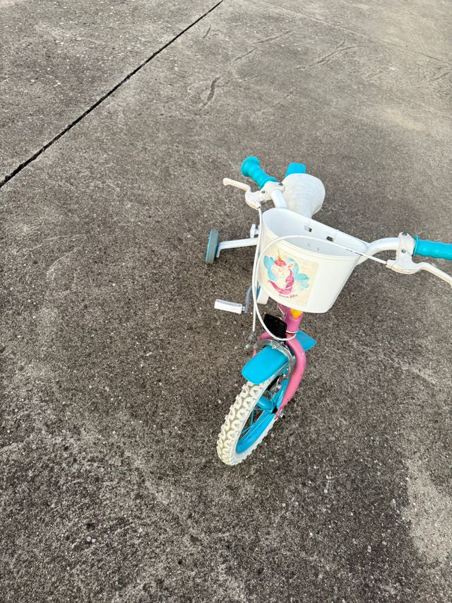 Bicicleta infantil unicornio 14”