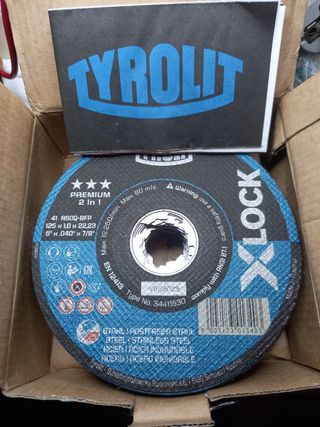 Disco de corte Tyrolit 125mm