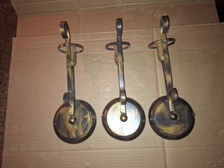 Applique ferro antichizzato 3 pz