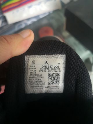 Zapatillas Jordan 6 Rings Negras y Rojas