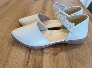 Scarpe cerimonia bambina bianche