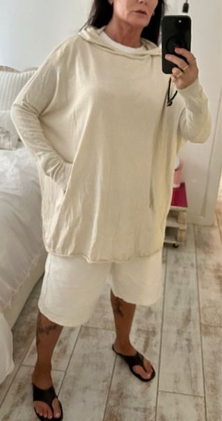 Jersey de punto de seda y cachemir