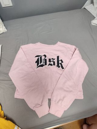 Sudadera Bershka Rosa