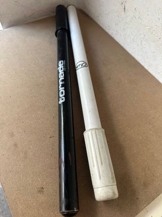 Bomba de bicicleta Tornado 40ctm y otra  órbita.40