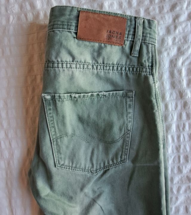 Pantalón corto hombre verde talla S