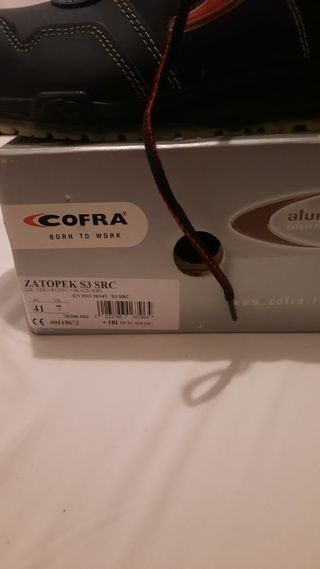 Zapatos de seguridad Cofra Talla 41
