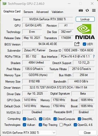 Torre Gaming Cronos Ryzen 5800x RTX 3060TI 




 N