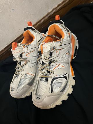 Balenciaga Track Sneakers Naranja Blanco