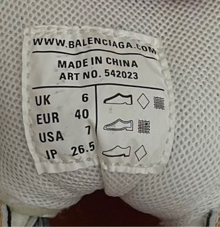 Balenciaga Track Sneakers Naranja Blanco