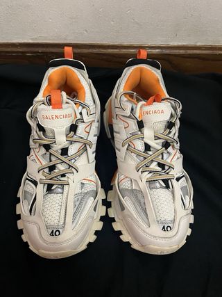 Balenciaga Track Sneakers Naranja Blanco
