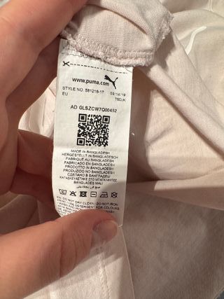 Puma Camiseta Beige – Talla XS