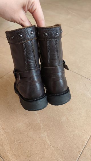 Botas moto mujer piel Harley Davidson marrón N° 37