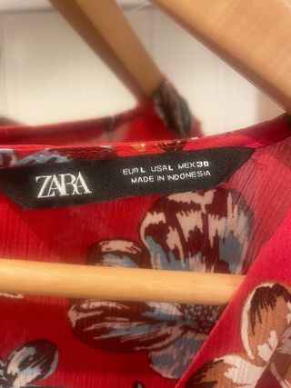 Mono estampado floral Zara