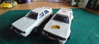 2 Audi Quatro Scalextric Blancos