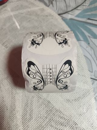 Rollo Moldes Uñas Mariposa 500 Pcs