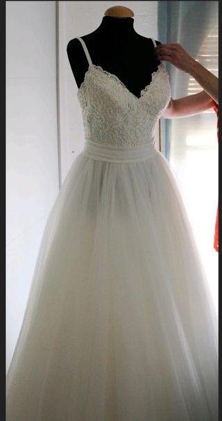 Vestido de Novia Blanco de Rosa Clará