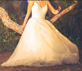 Vestido de Novia Blanco de Rosa Clará