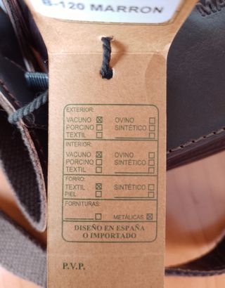 Bandolera Marisma J. Ponce Piel Marrón Nueva