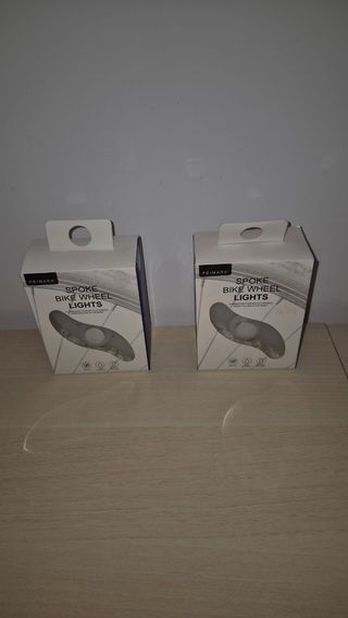 luces para radios de bicicleta