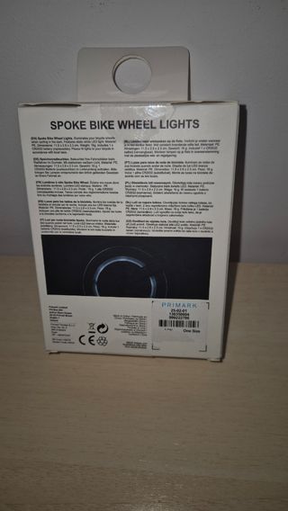 luces para radios de bicicleta