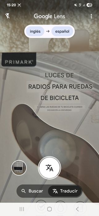 luces para radios de bicicleta