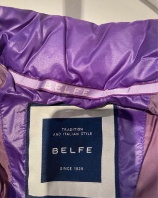 Giubbotto piumino donna Belfe tg. 44 viola