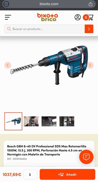 Taladro Bosch GBH 45 DV.