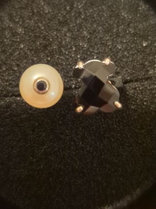 Anillo Tous Plata Onix y Perla