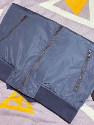 Chaqueta Bomber Azul Hombre