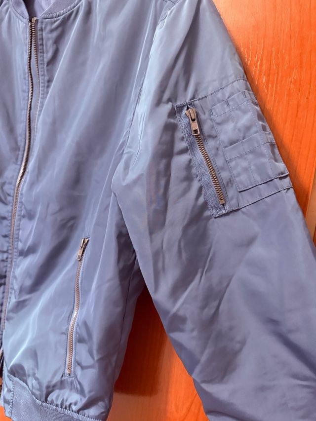 Chaqueta Bomber Azul Hombre