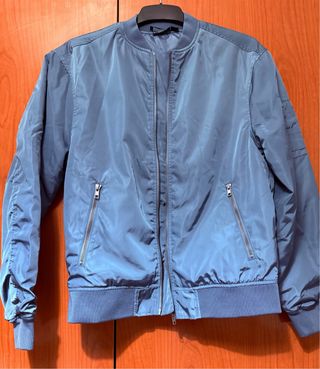 Chaqueta Bomber Azul Hombre