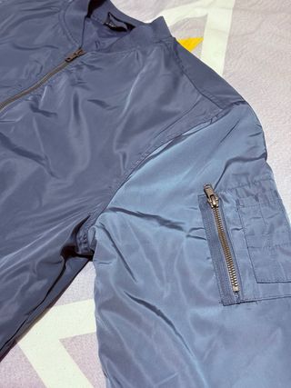 Chaqueta Bomber Azul Hombre