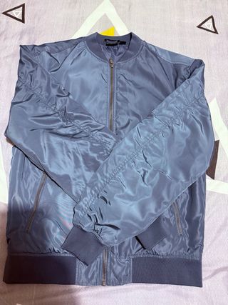Chaqueta Bomber Azul Hombre