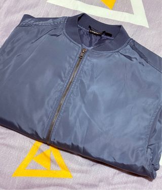 Chaqueta Bomber Azul Hombre