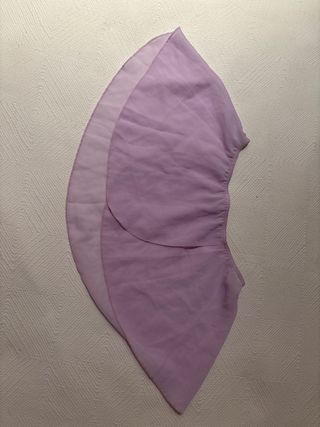 Falda de gimnasia morada