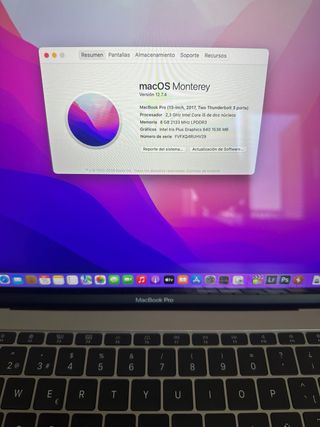 MacBook Pro 2017 Plata