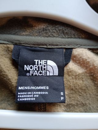 Chaqueta The North Face forro polar verde