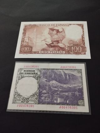 Billetes españoles antiguos