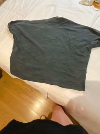 Sudadera Animosa gris manga corta