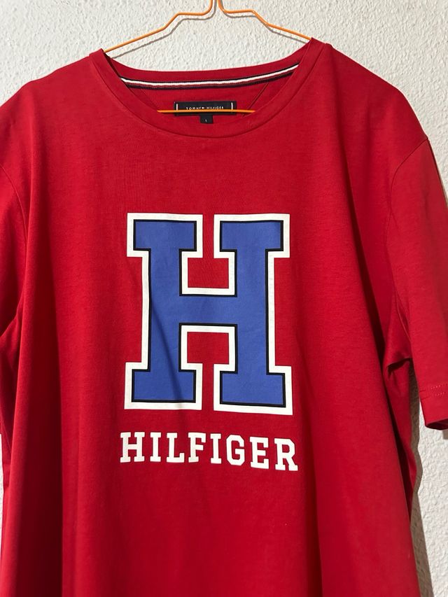Camiseta Tommy Hilfiger Roja Talla L
