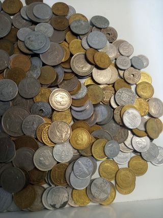 Lote de monedas españolas antiguas