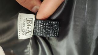 Chaqueta Cuero Armani Collezioni Negra