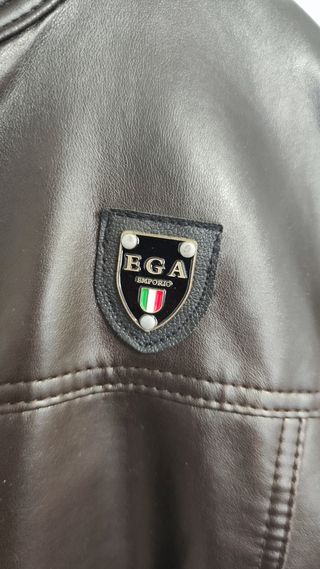 Chaqueta Cuero Armani Collezioni Negra