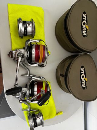 Carretes de pesca Shimano xsc 6000 y 10000