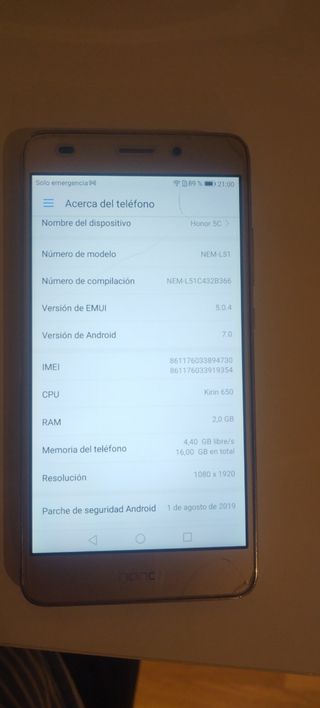 Huawei 5C Gold